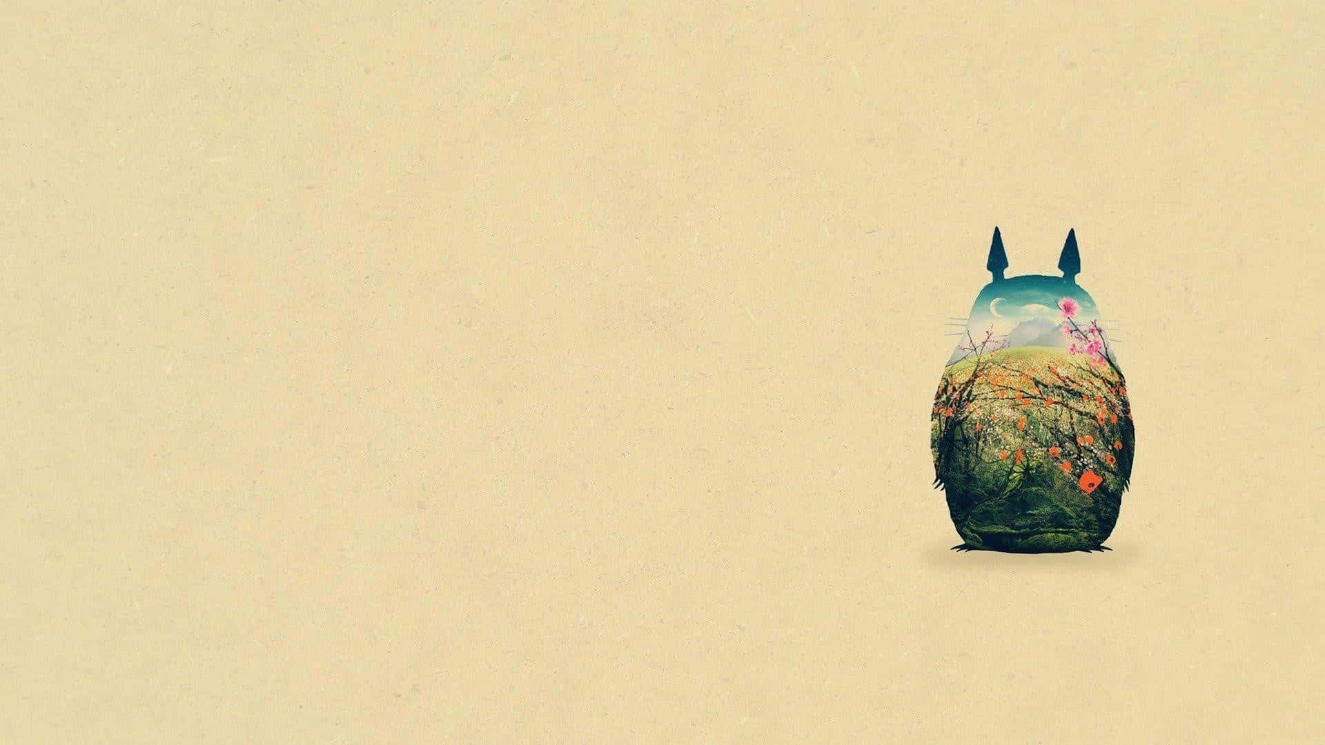 Ghibli Inspired Totoro Art Wallpaper