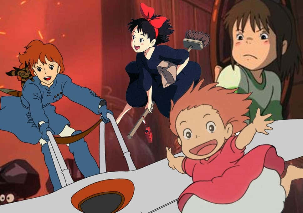 Legendariskeanime Serier Fra Studio Ghibli.
