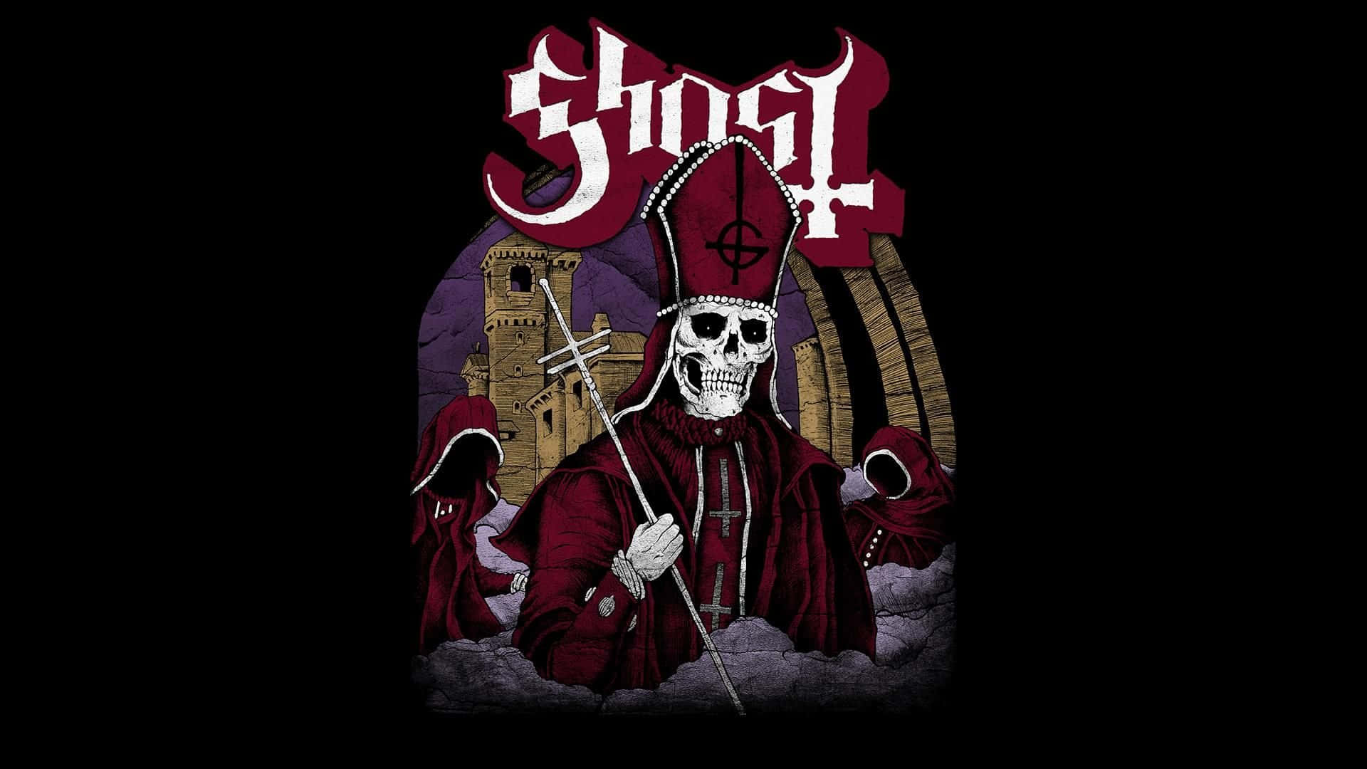 Ghost Band Papa Nihil Red Outfit Wallpaper