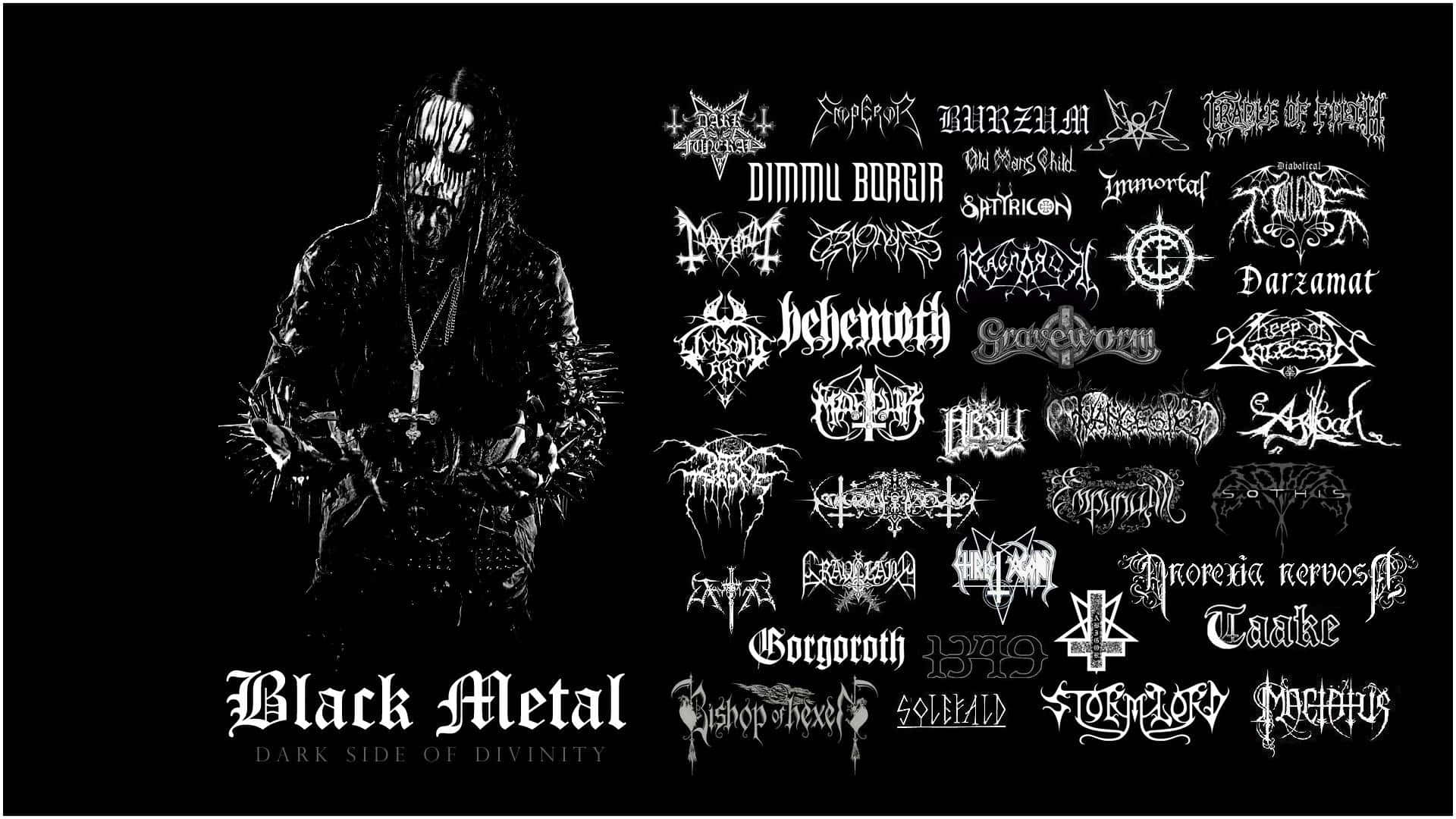 Gengive black metal band-motiver Wallpaper