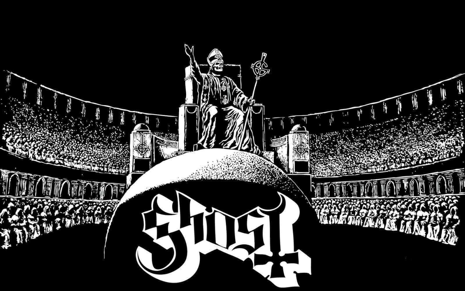 Ghost Band Papa Nihil On A Throne Wallpaper