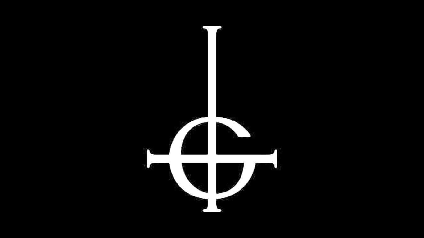 Geisterband Logo Weiß Wallpaper