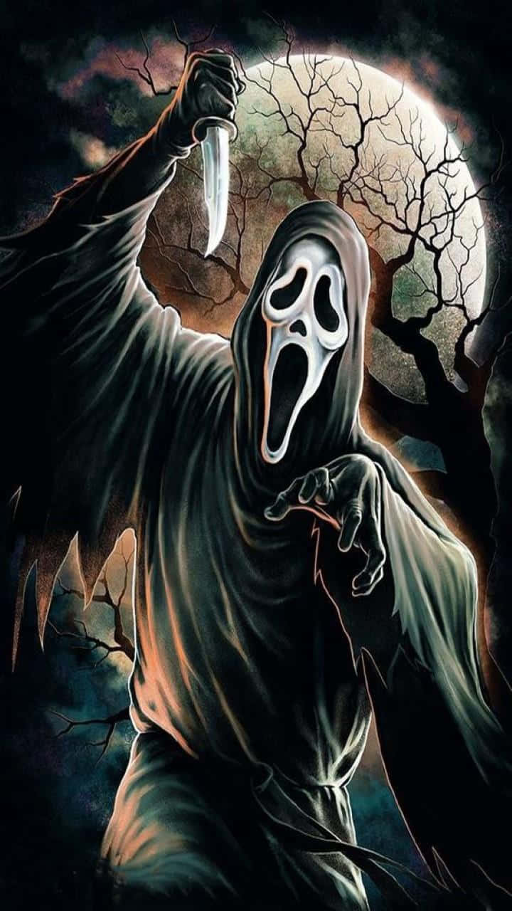 Haunted Night Ghost Face Picture