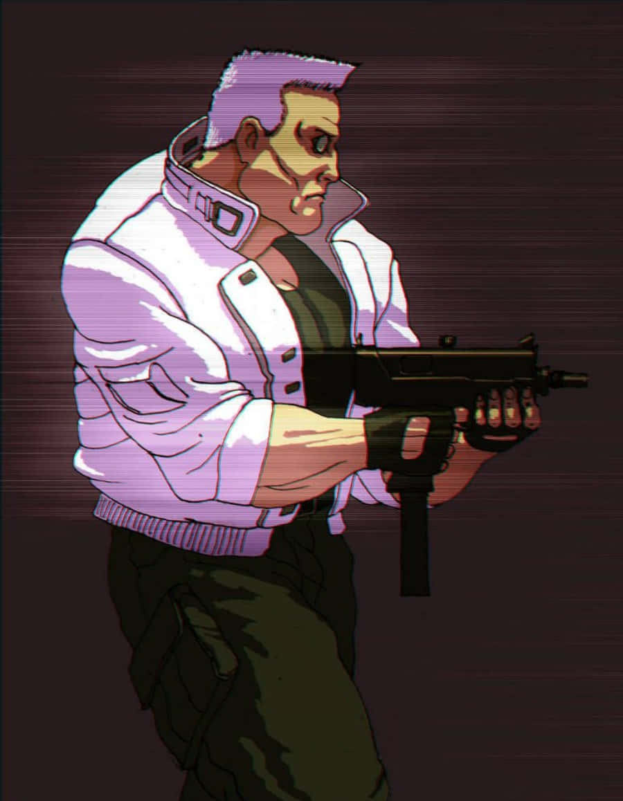Leading the mission - Ghost In The Shell's Batou" Wallpaper