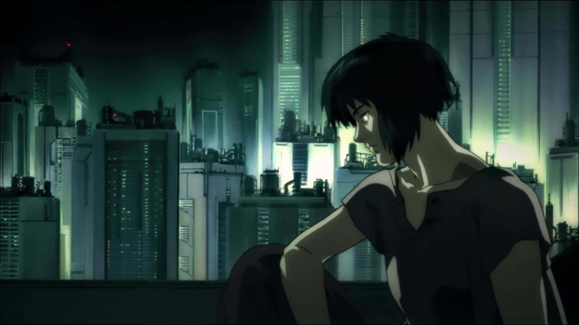Explore the stunning world of Ghost in the Shell with Logicoma Wallpaper