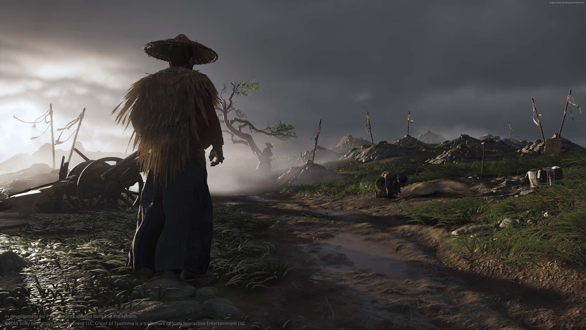 Get ready for the ultimate Samurai experience on Ghost of Tsushima for iPhone! Wallpaper
