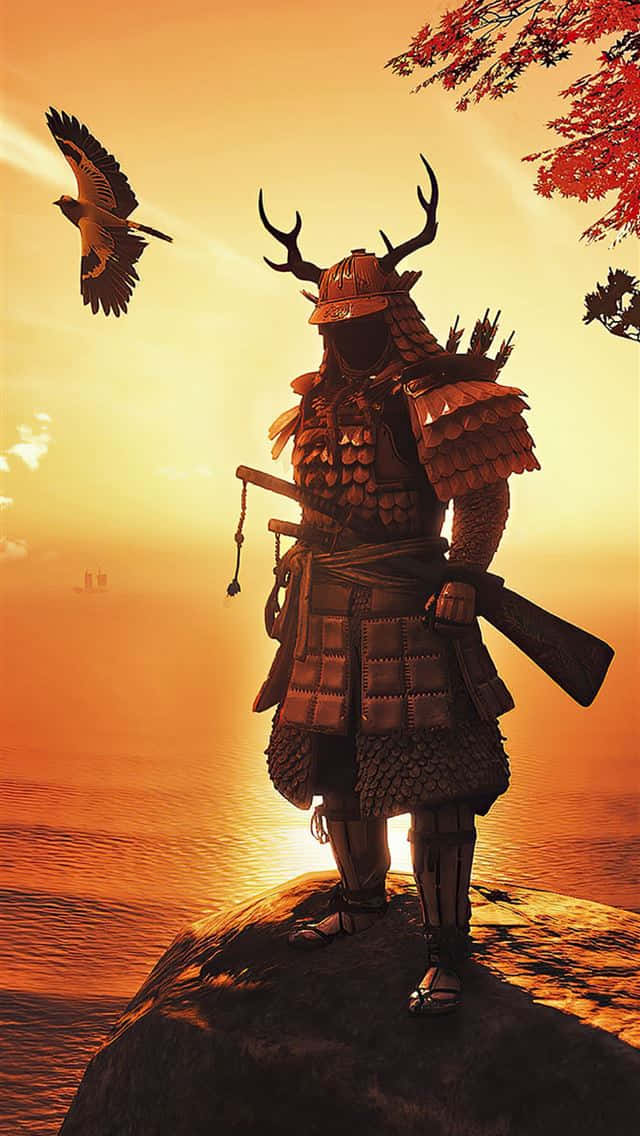 Journey of the Samurai - "Ghost of Tsushima" on Iphone Wallpaper