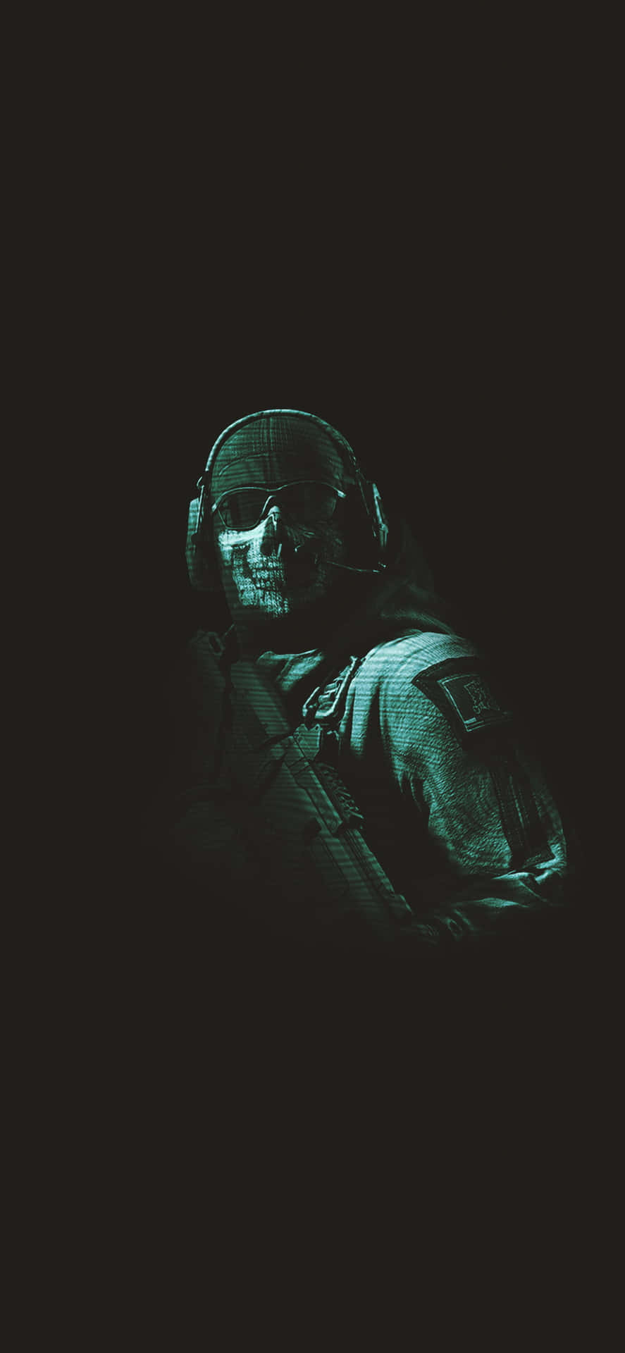 Ghost Operator Dark Profile Wallpaper