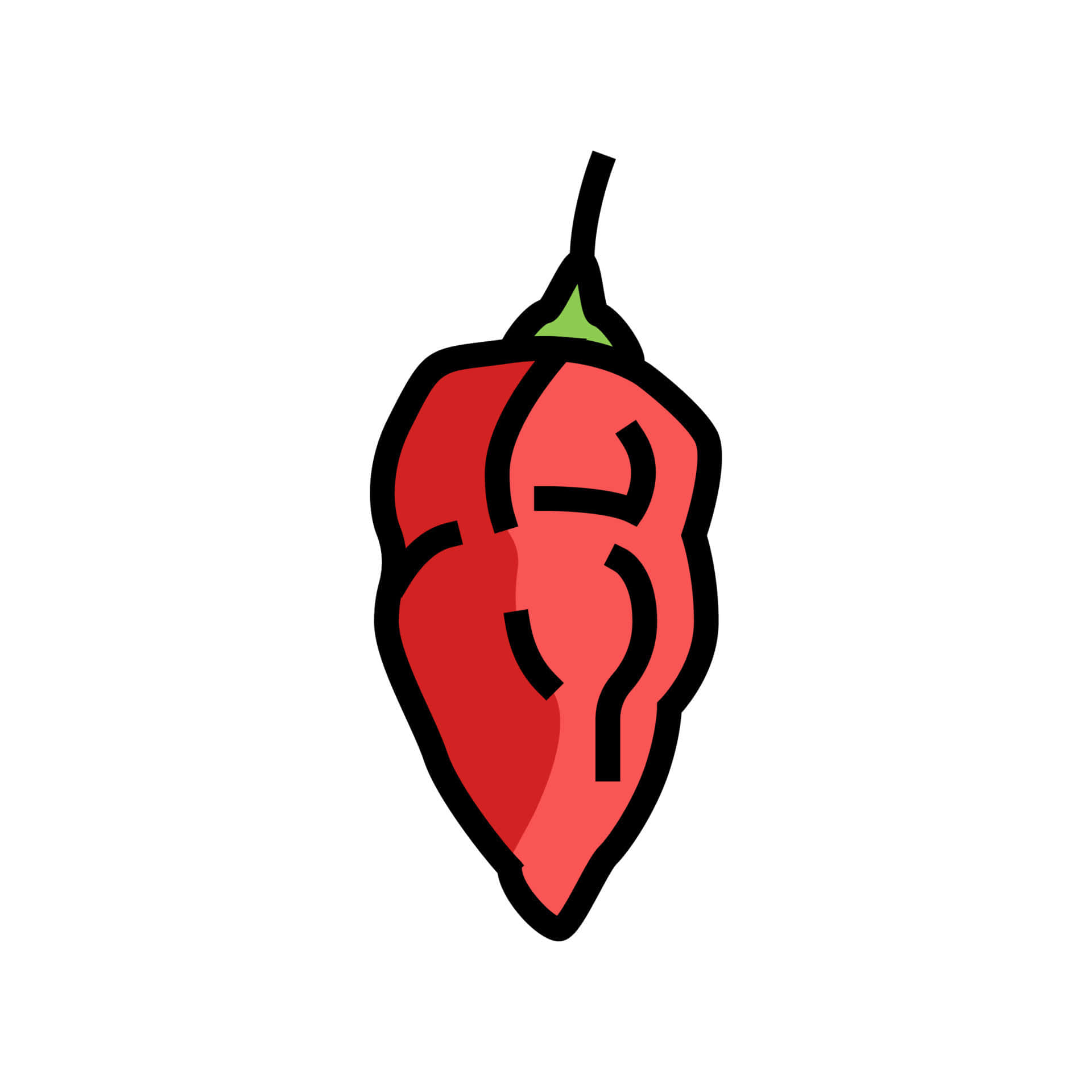 Vers Geplante Ghost Pepper Plant Achtergrond