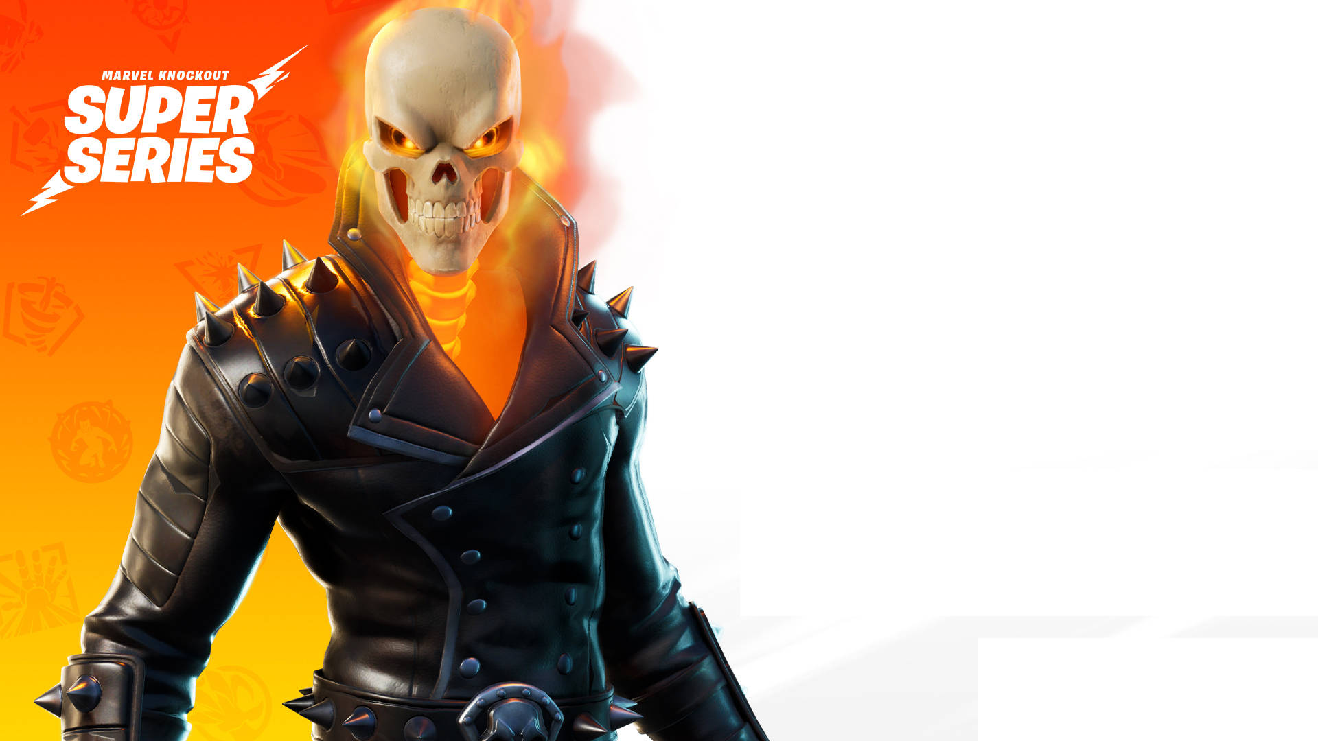 Ghost Rider Fortnite Skins Funktioner i realtid på din skærm. Wallpaper