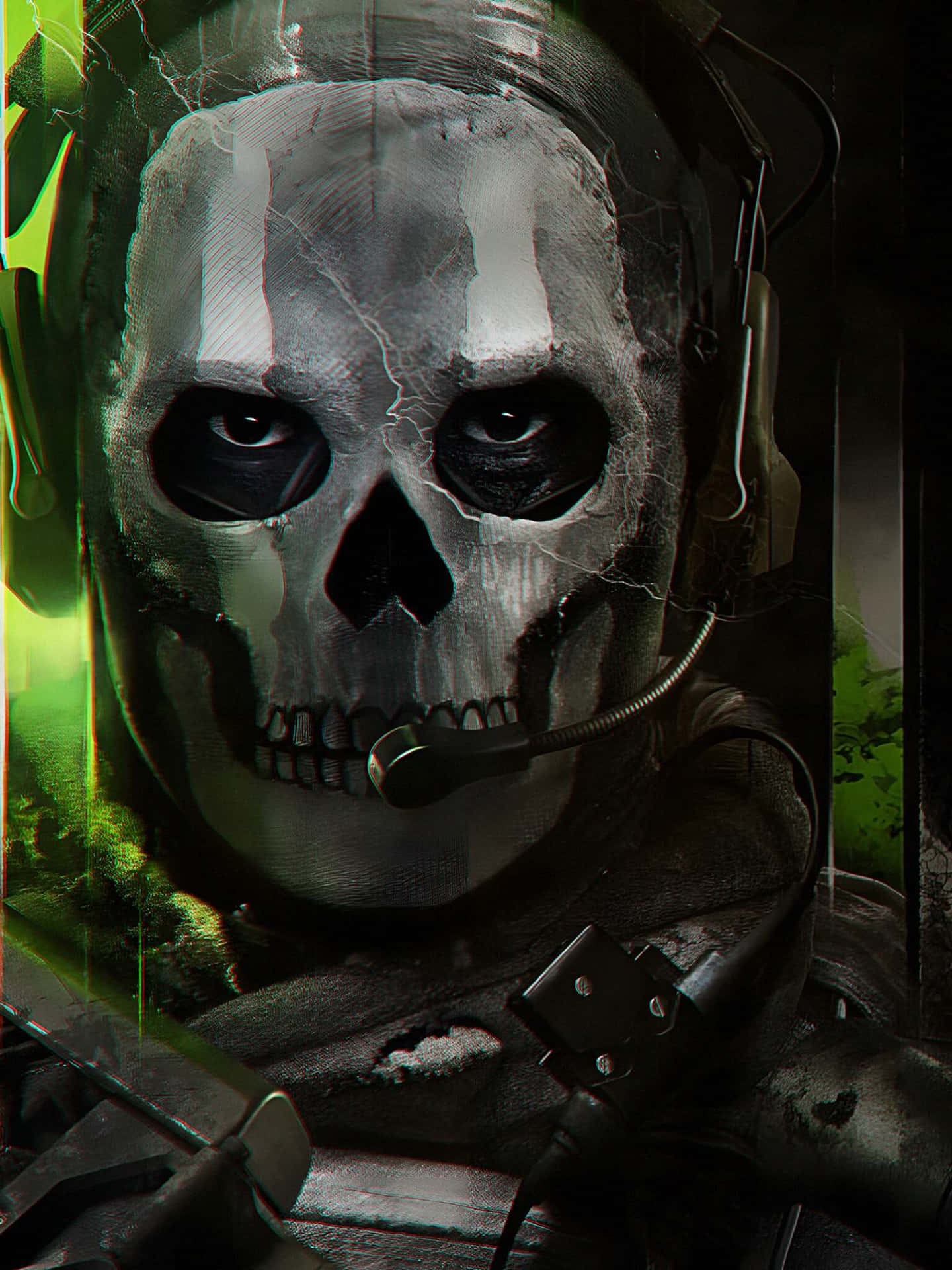 Ghost Skull Gamer Avatar Wallpaper