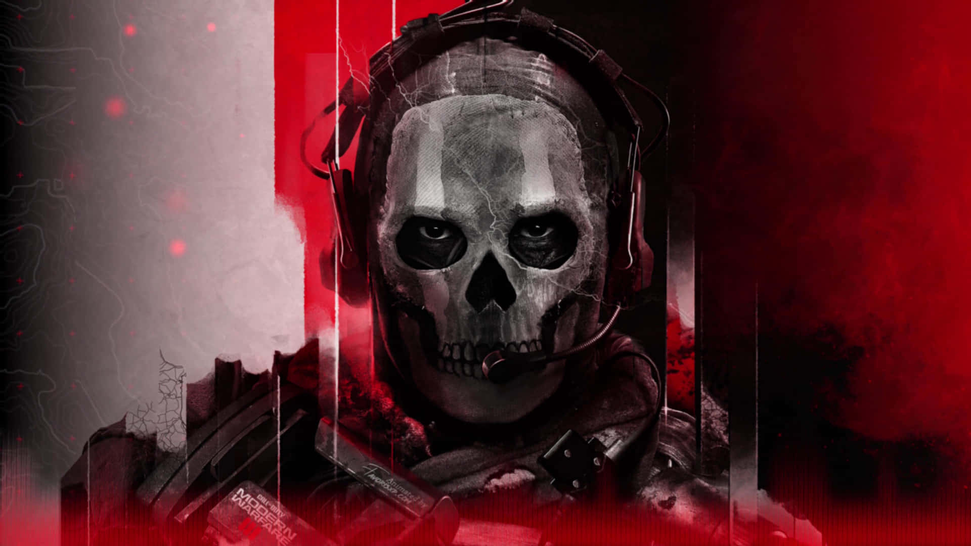 Ghost Skull Soldier Artwork M W3 Wallpaper