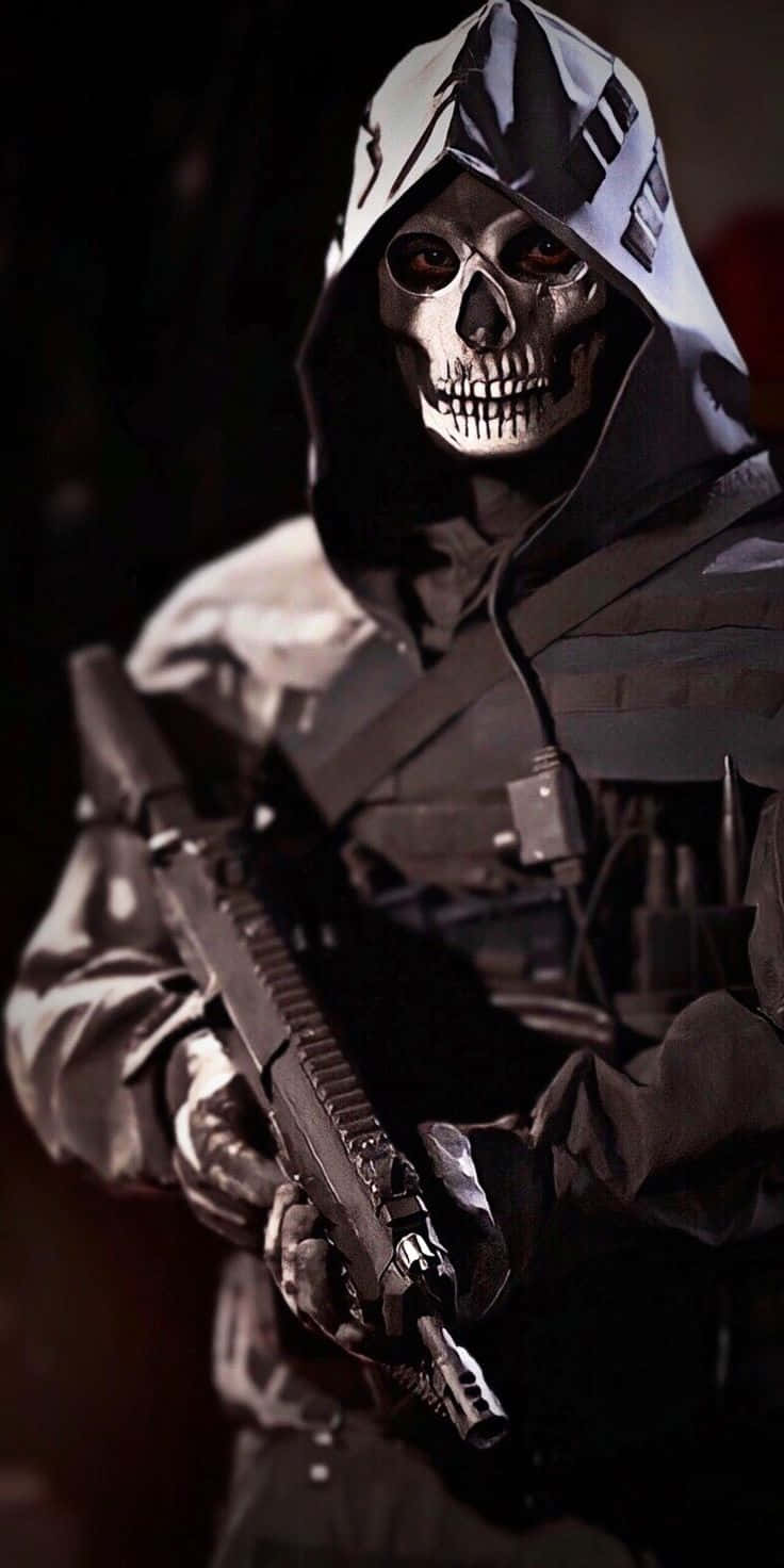 Ghost Skull Soldier Cosplay P F P Wallpaper