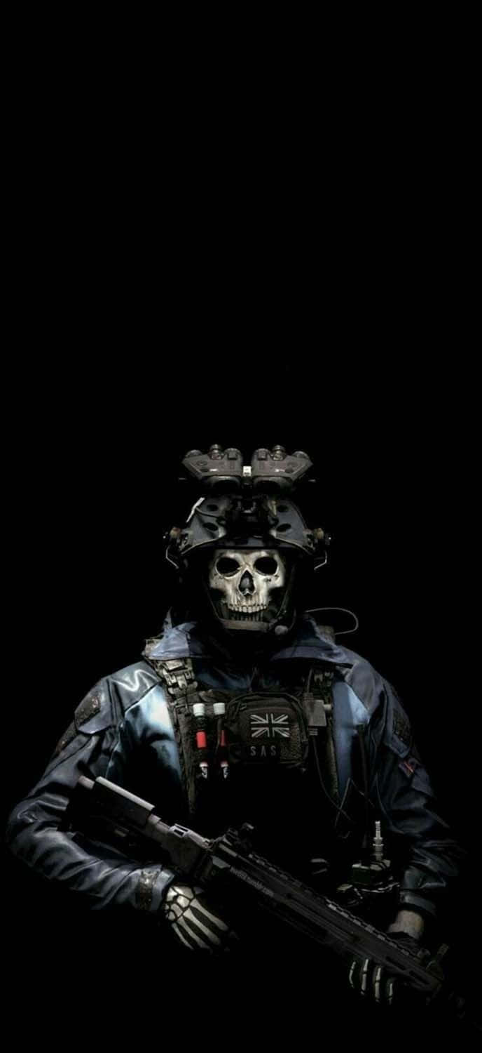 Ghost Skull Soldier M W3 Wallpaper