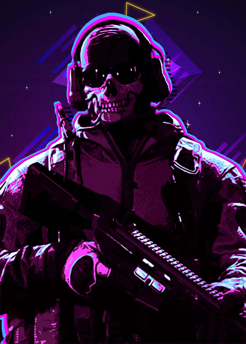 Ghost Skull Soldier Profile Wallpaper