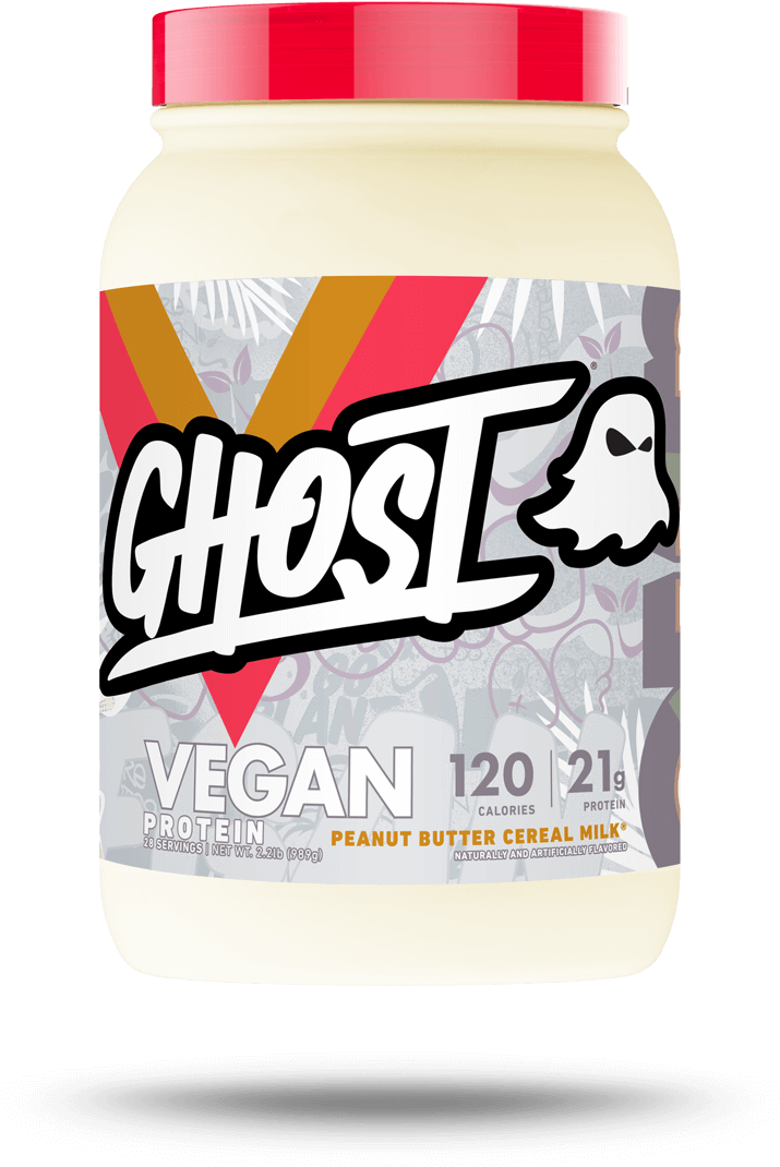 Ghost Vegan Protein Peanut Butter Cereal Milk PNG