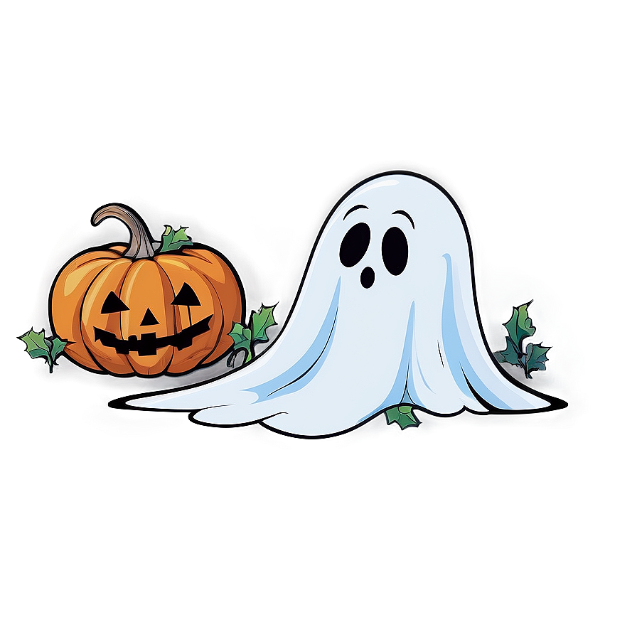 Ghost With Pumpkin Png 89 PNG