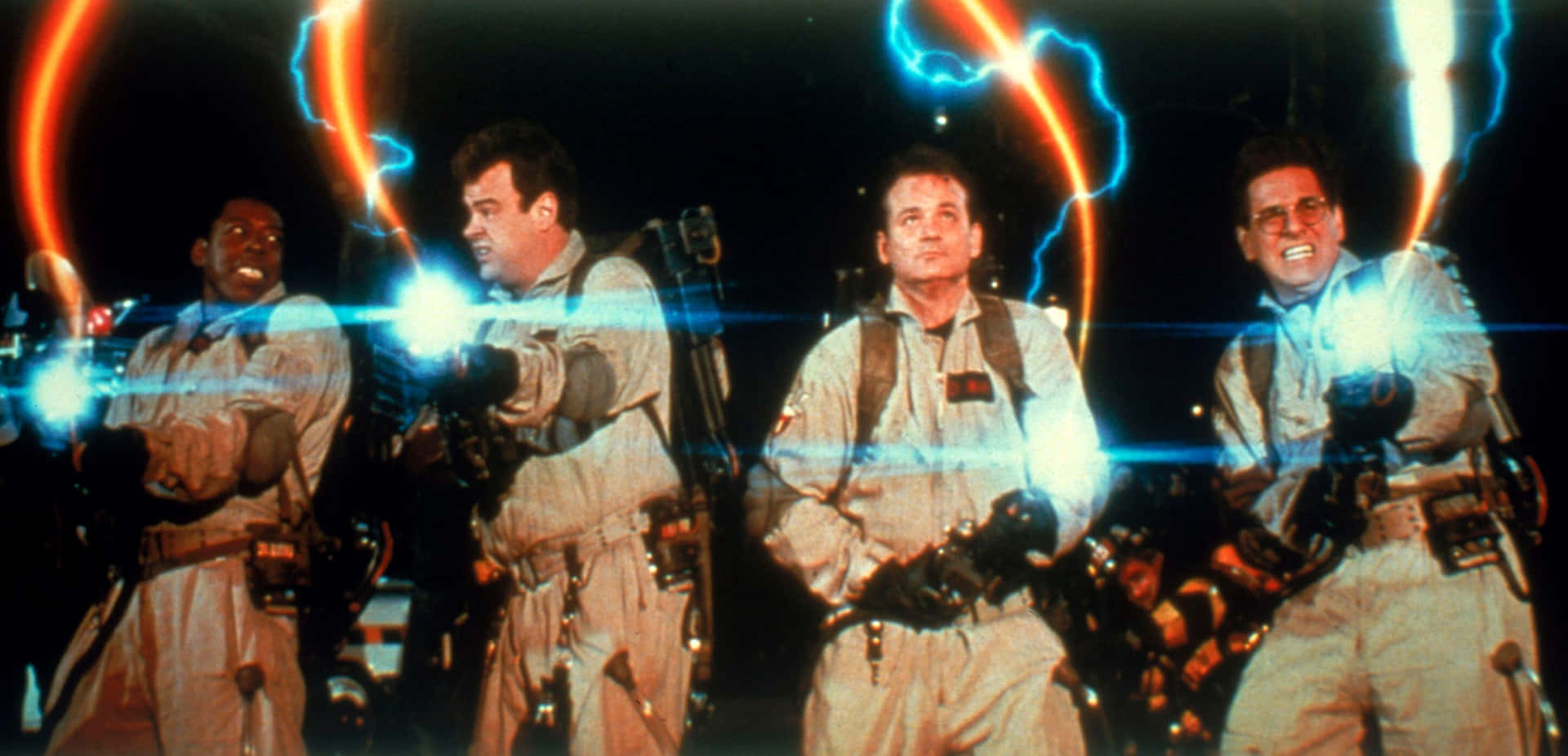 Ghostbusters Team Saving the City