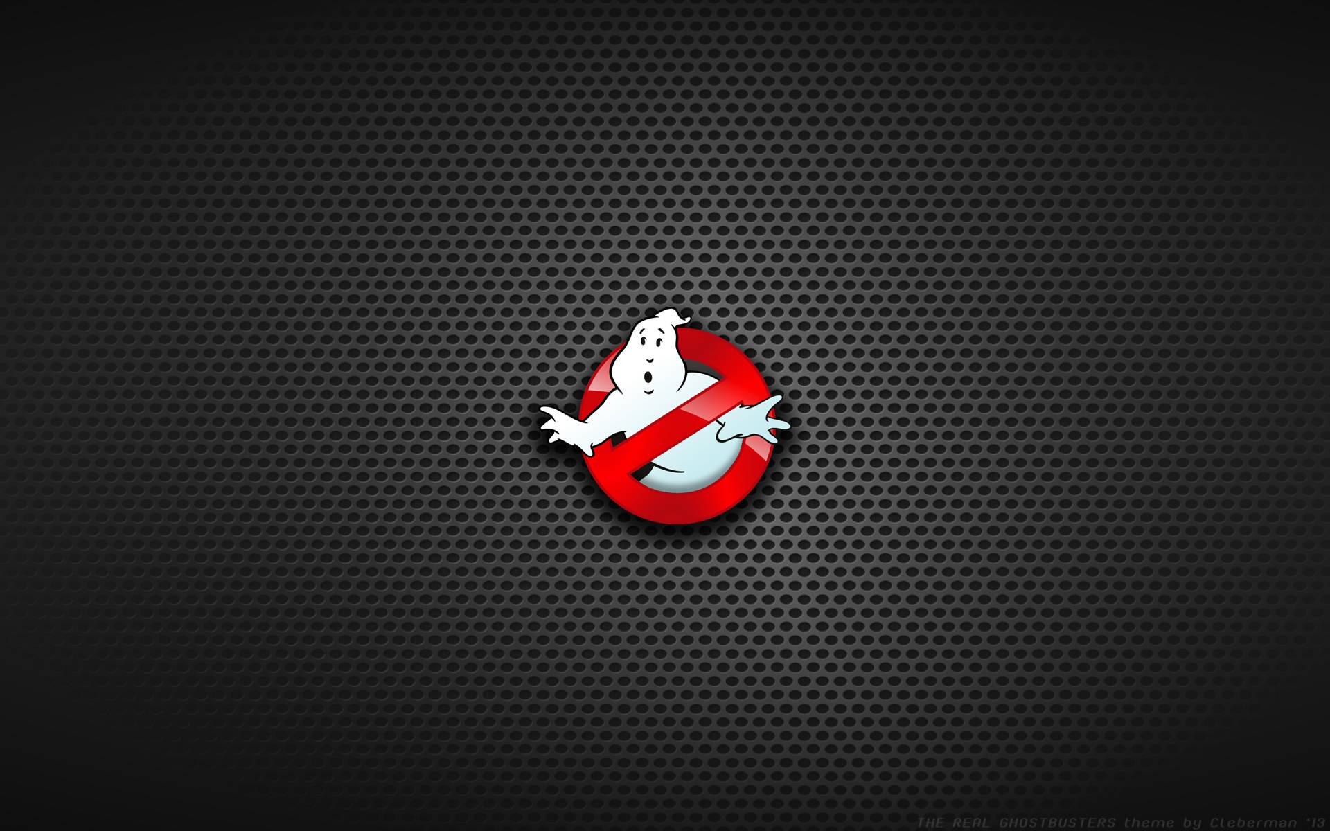 Ghostbusters Dotted Logo Wallpaper