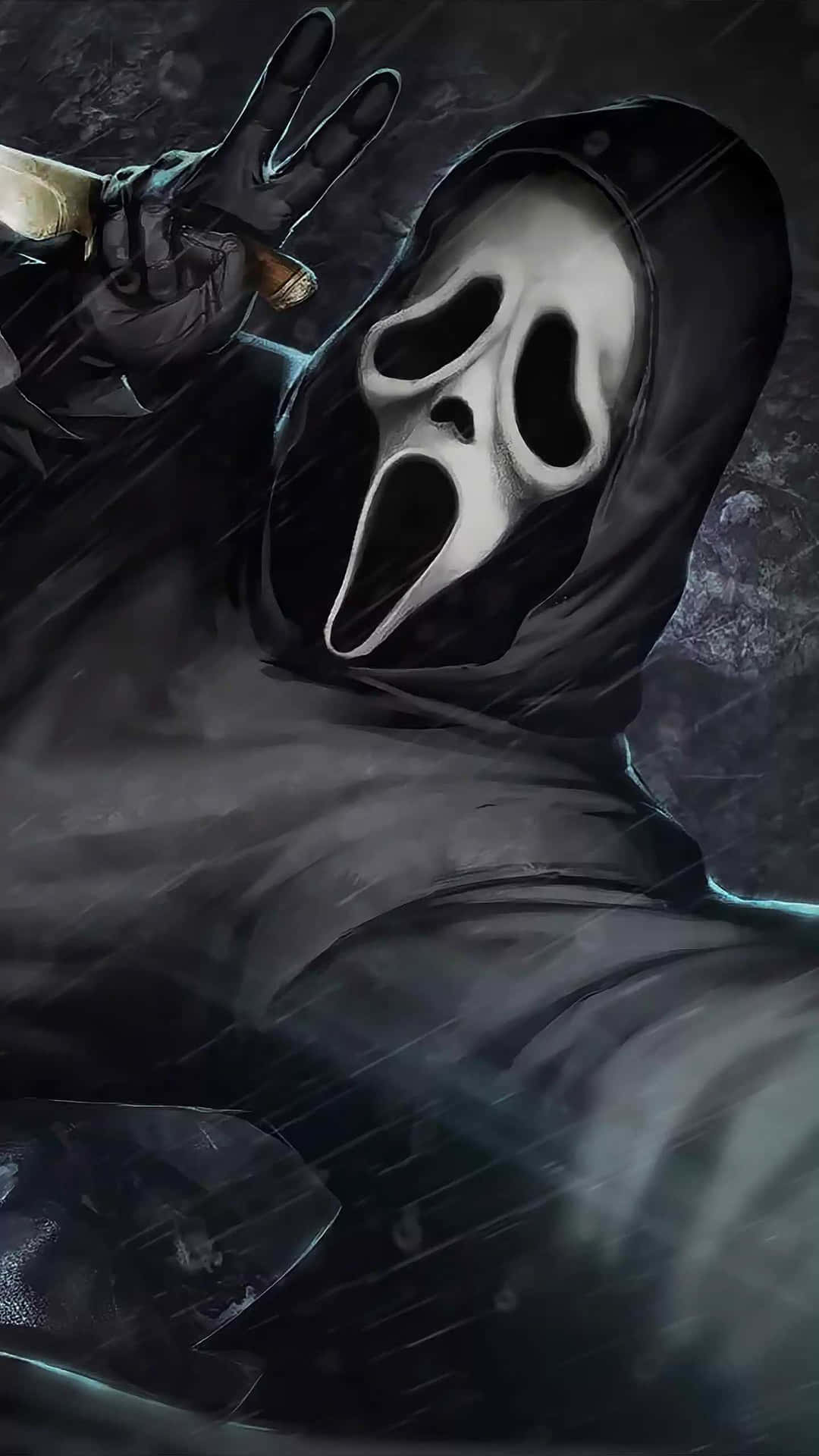 Ghostface Aesthetic - Unmasking The Iconic Villain Wallpaper