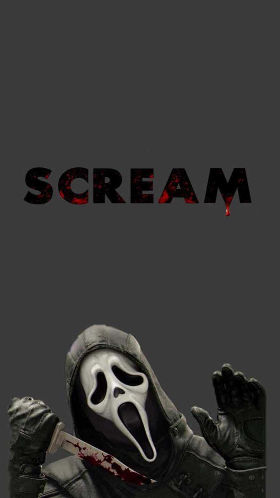 Mysterious Ghostface Aesthetic Wallpaper