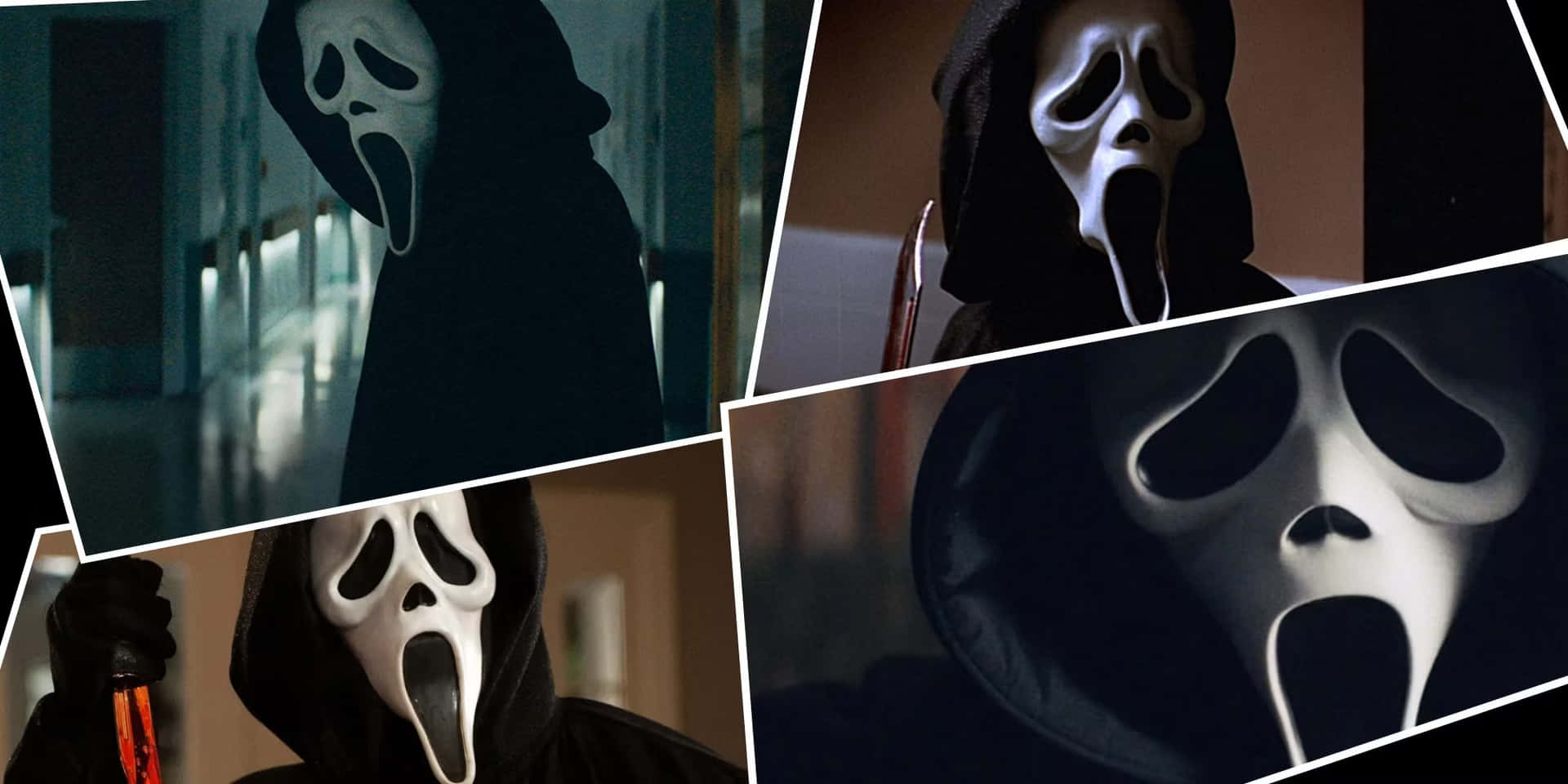 Scream Masks In Different Pictures