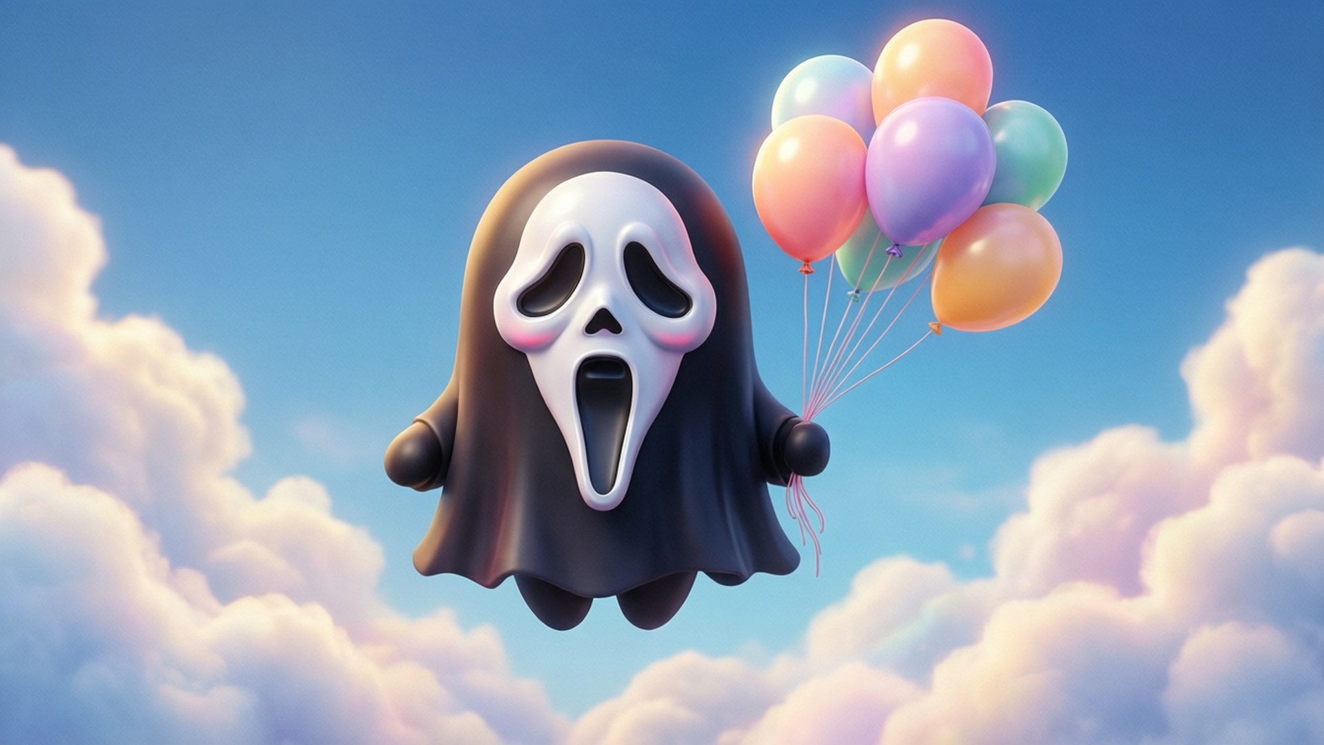 Ghostface Ballonflyvning Wallpapers