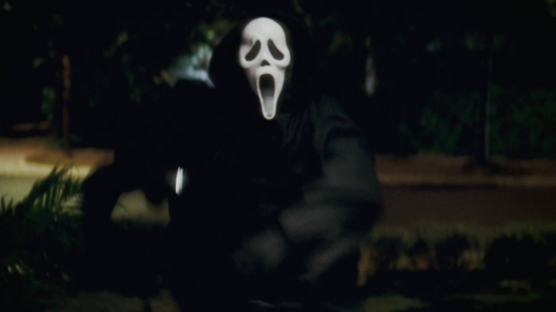 Ghostface Running Scream 4 Background