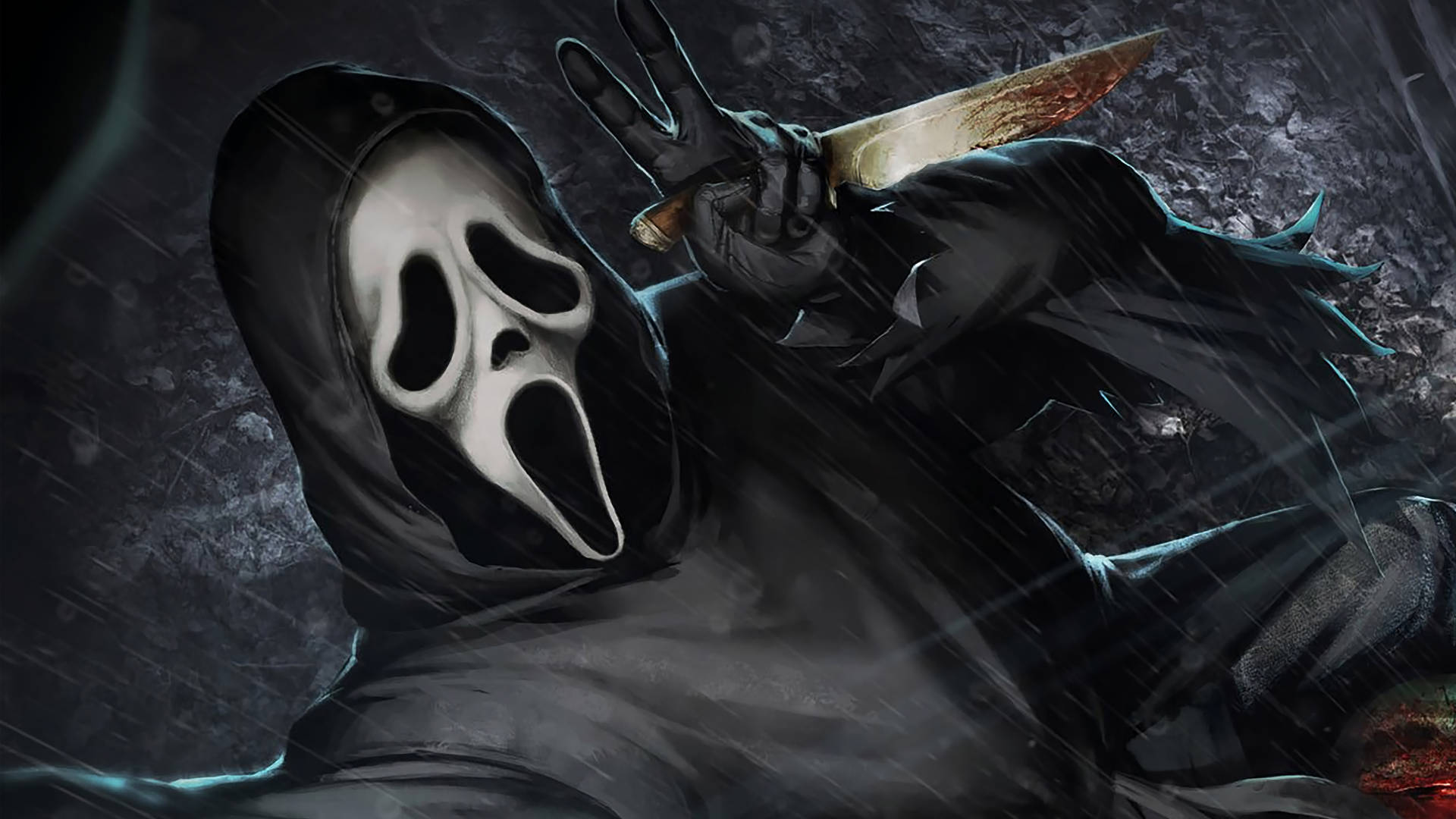 Ghostface Selfie Dbd Art Background