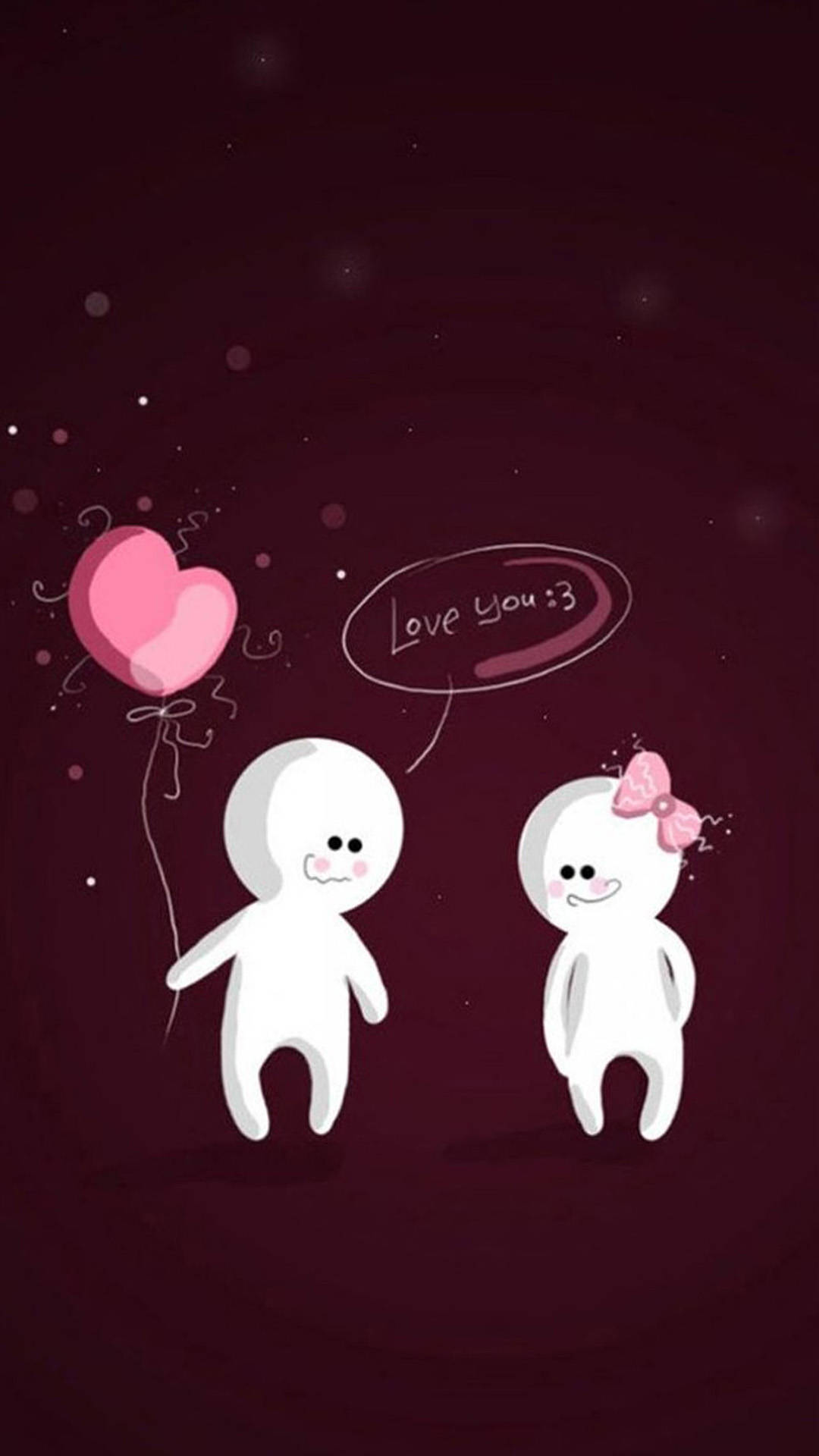 Ghosts Lovers Cute Iphone Background