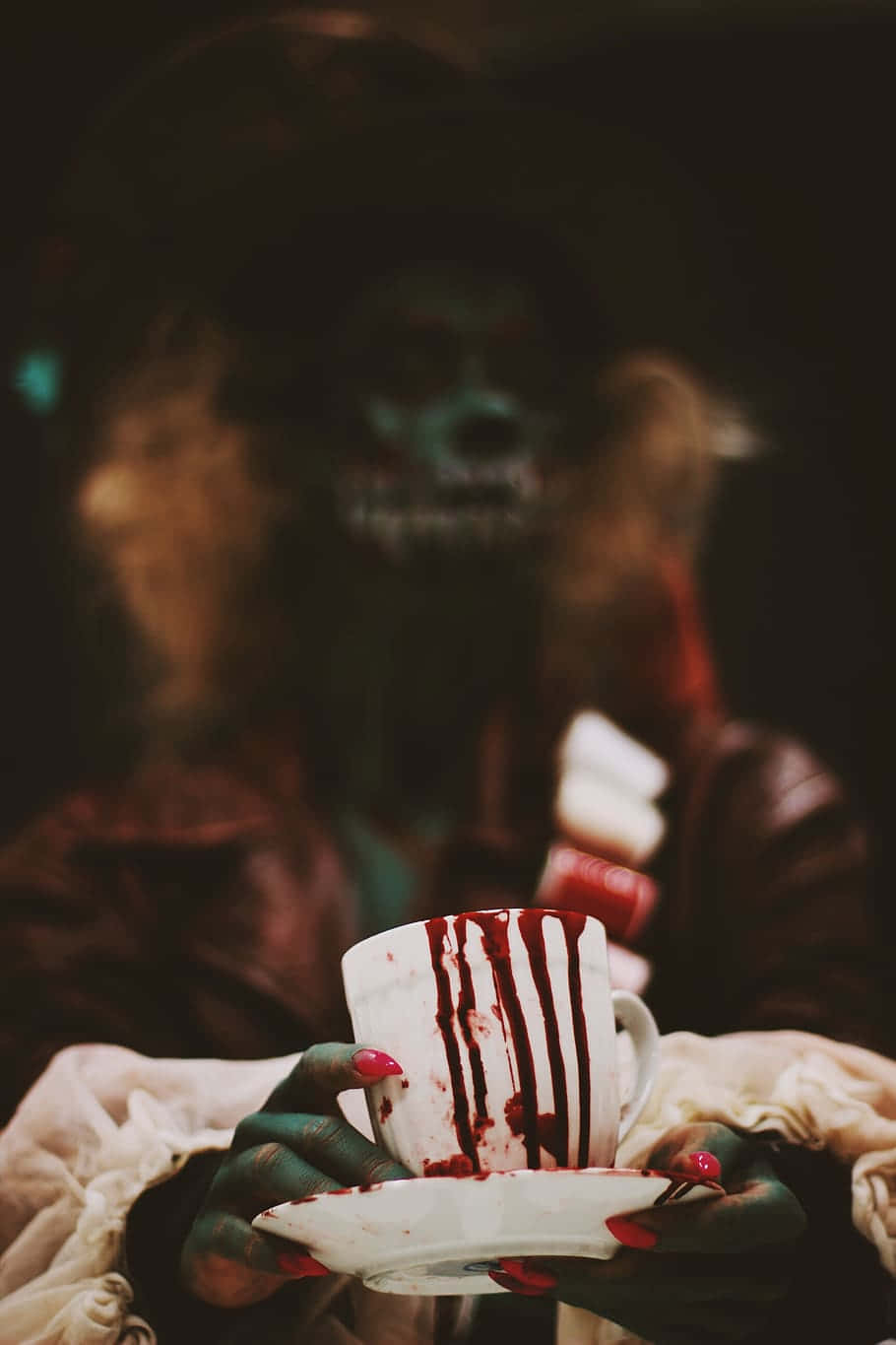Ghoulish_ Tea_ Time_ Halloween.jpg Wallpaper