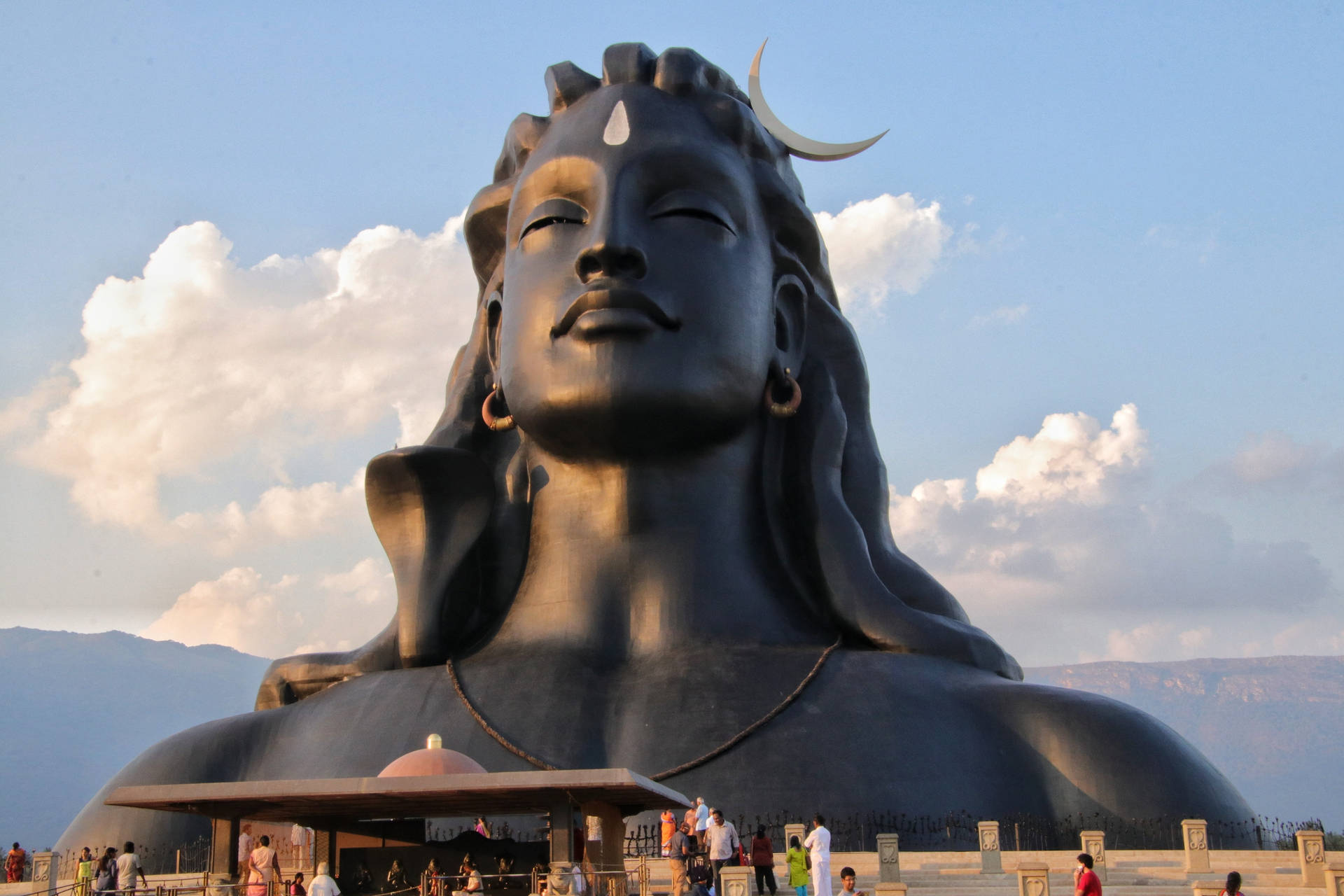 Giant Dark Shiva Head