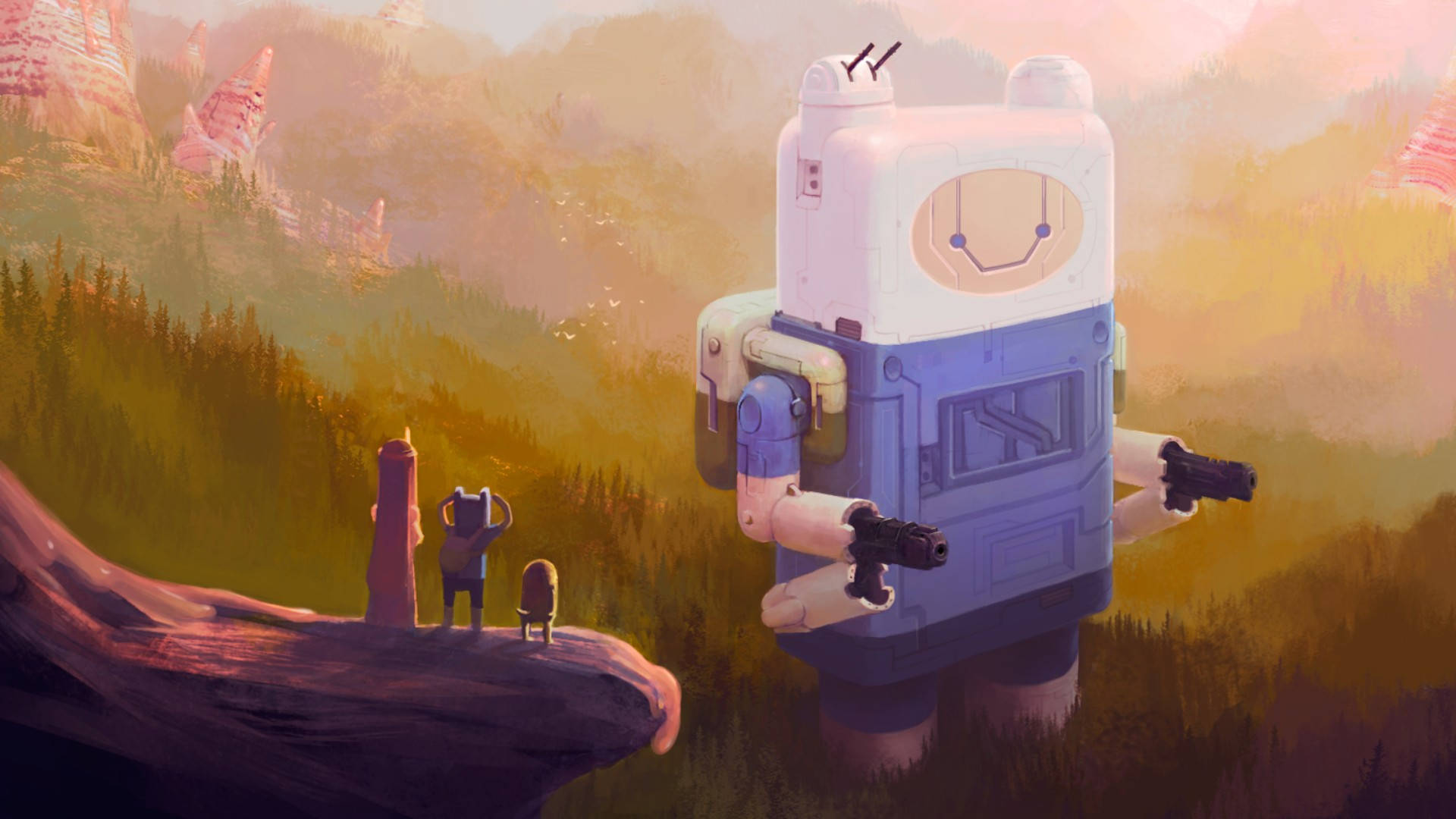 Giant Finn Adventure Time Laptop Picture