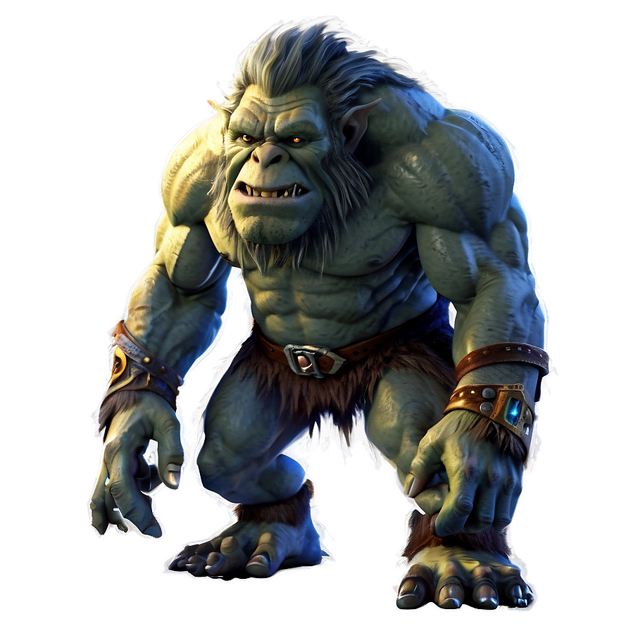 Giant Mountain Troll Png 05232024 PNG