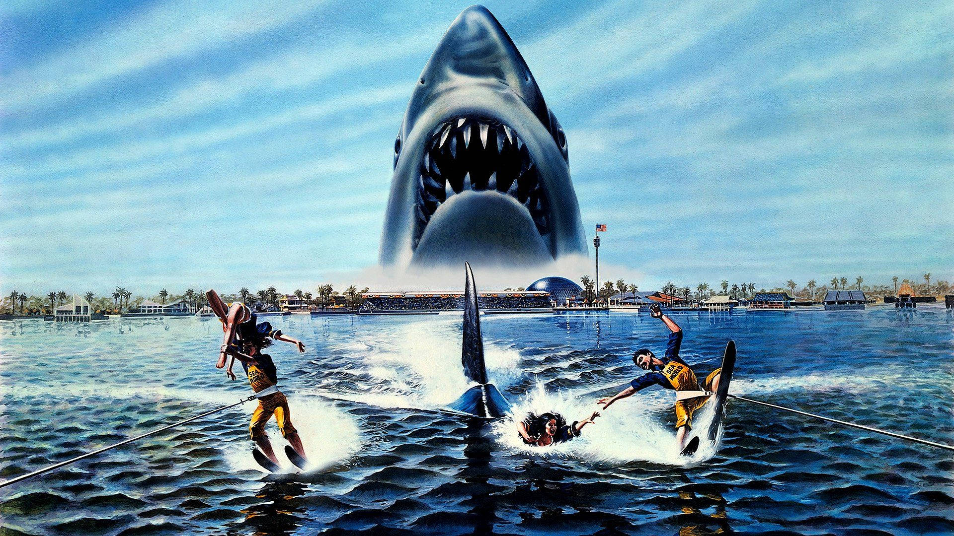 Giant Sharks In Jaws 3