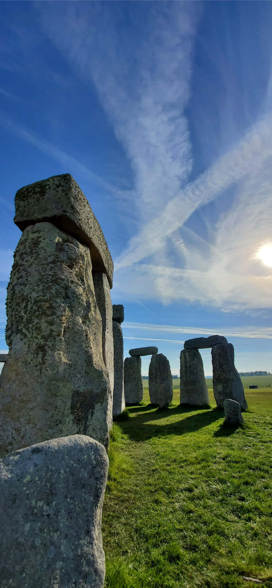 Giant Slabs Of Stonehenge England Wallpaper