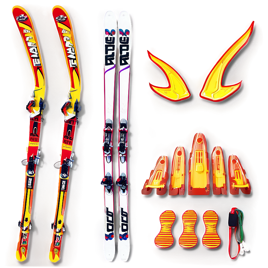 Giant Slalom Skis Png 06132024 PNG