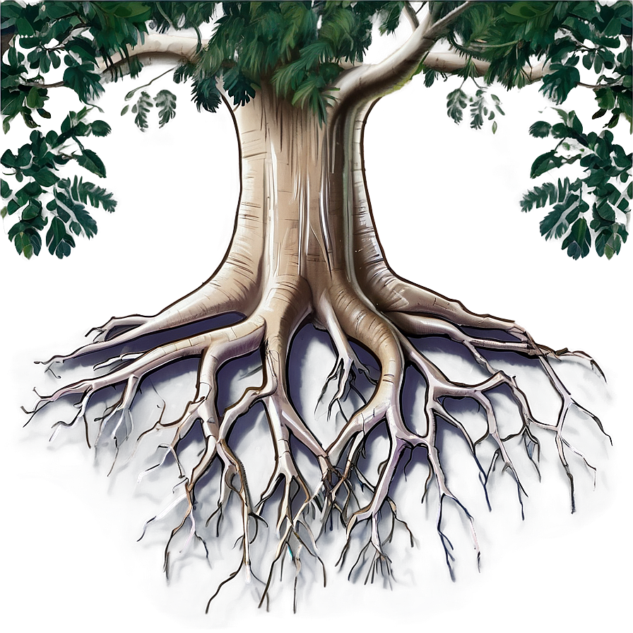 Giant Tree Roots Representation Png Hmk PNG