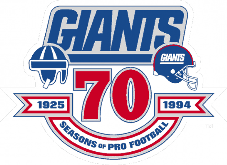 Giants70th Anniversary Logo PNG