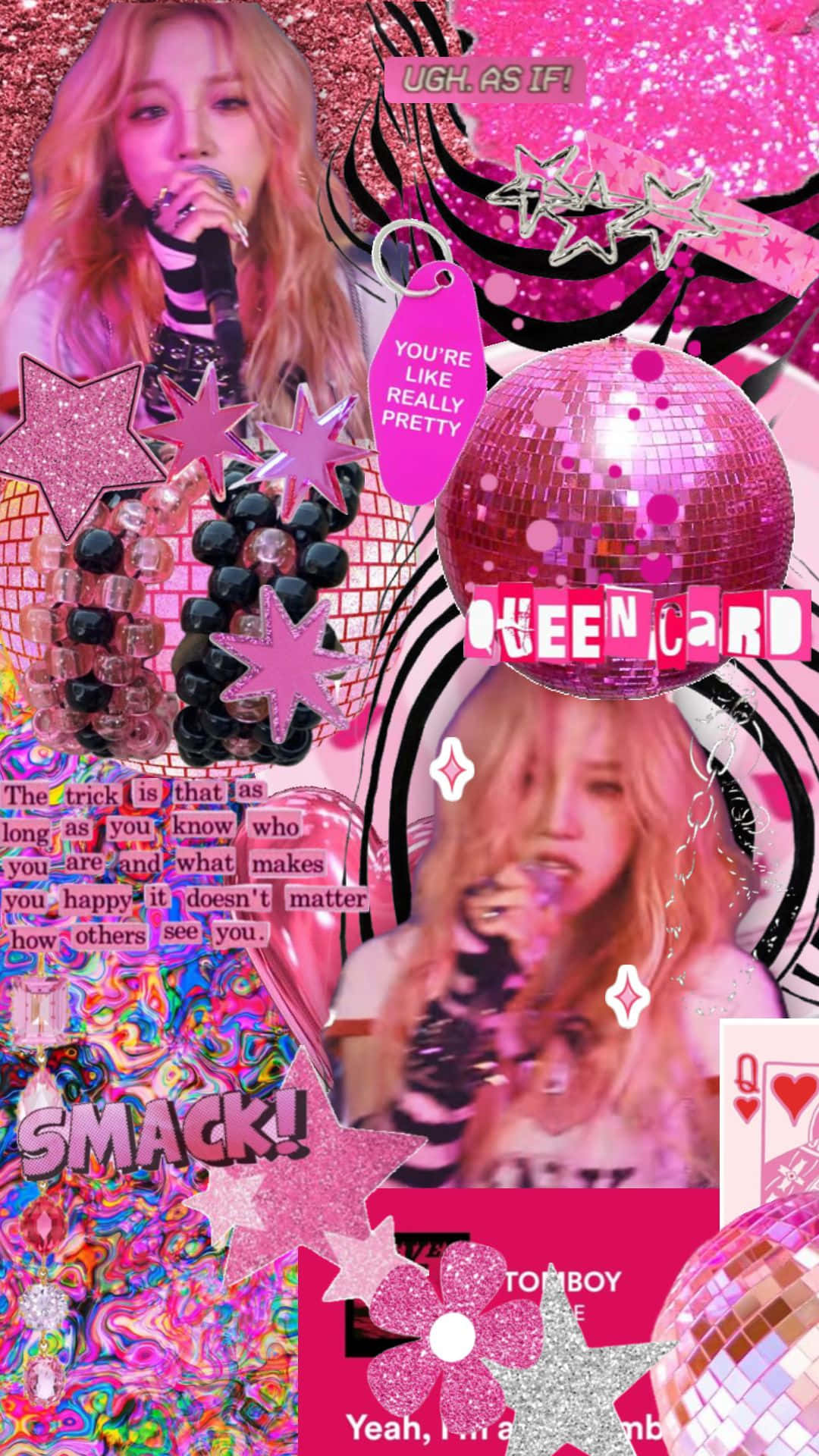 Gidle Pop Art Collage Wallpaper