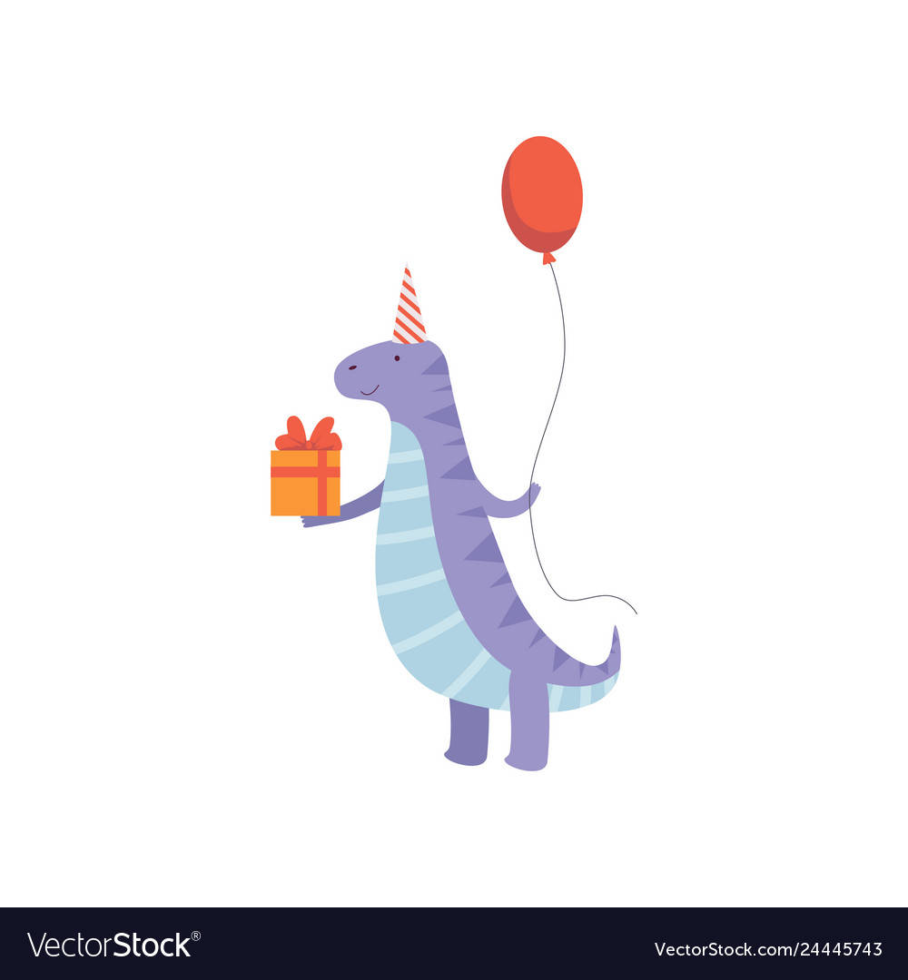 Gift And Balloon Aesthetic Dino Wallpaper