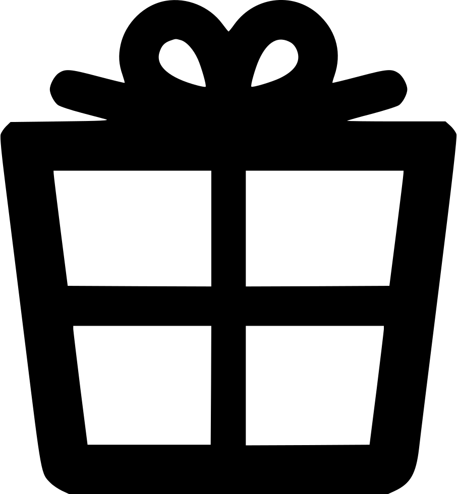 Gift Icon Simple Design PNG