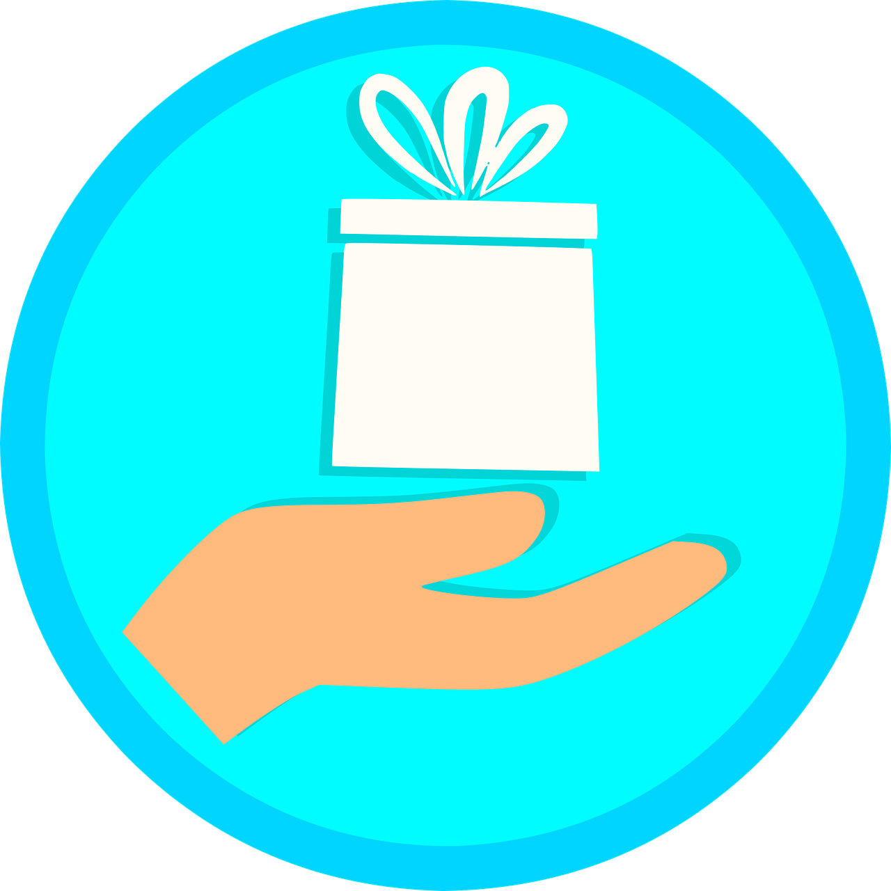 Gift Iconon Hand PNG