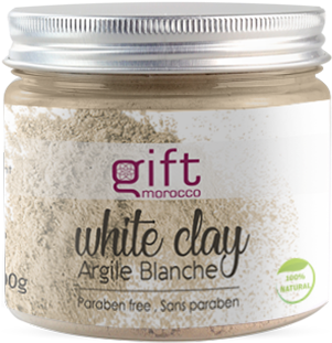 Gift Morocco White Clay Jar PNG