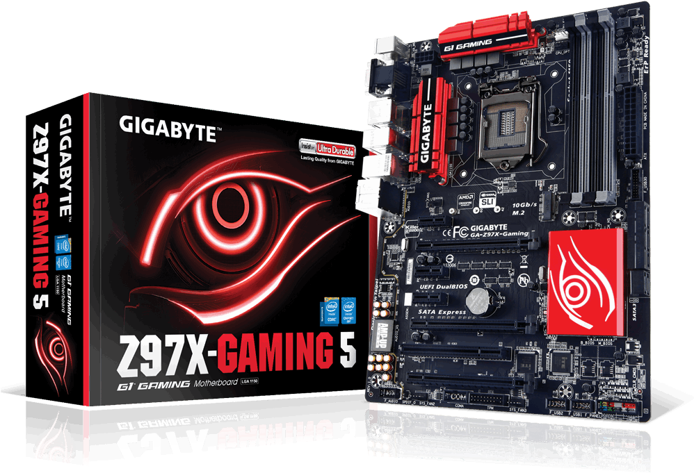 Gigabyte Z97 X Gaming Motherboard PNG