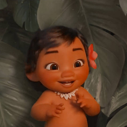 Giggly Baby Moana Wallpaper