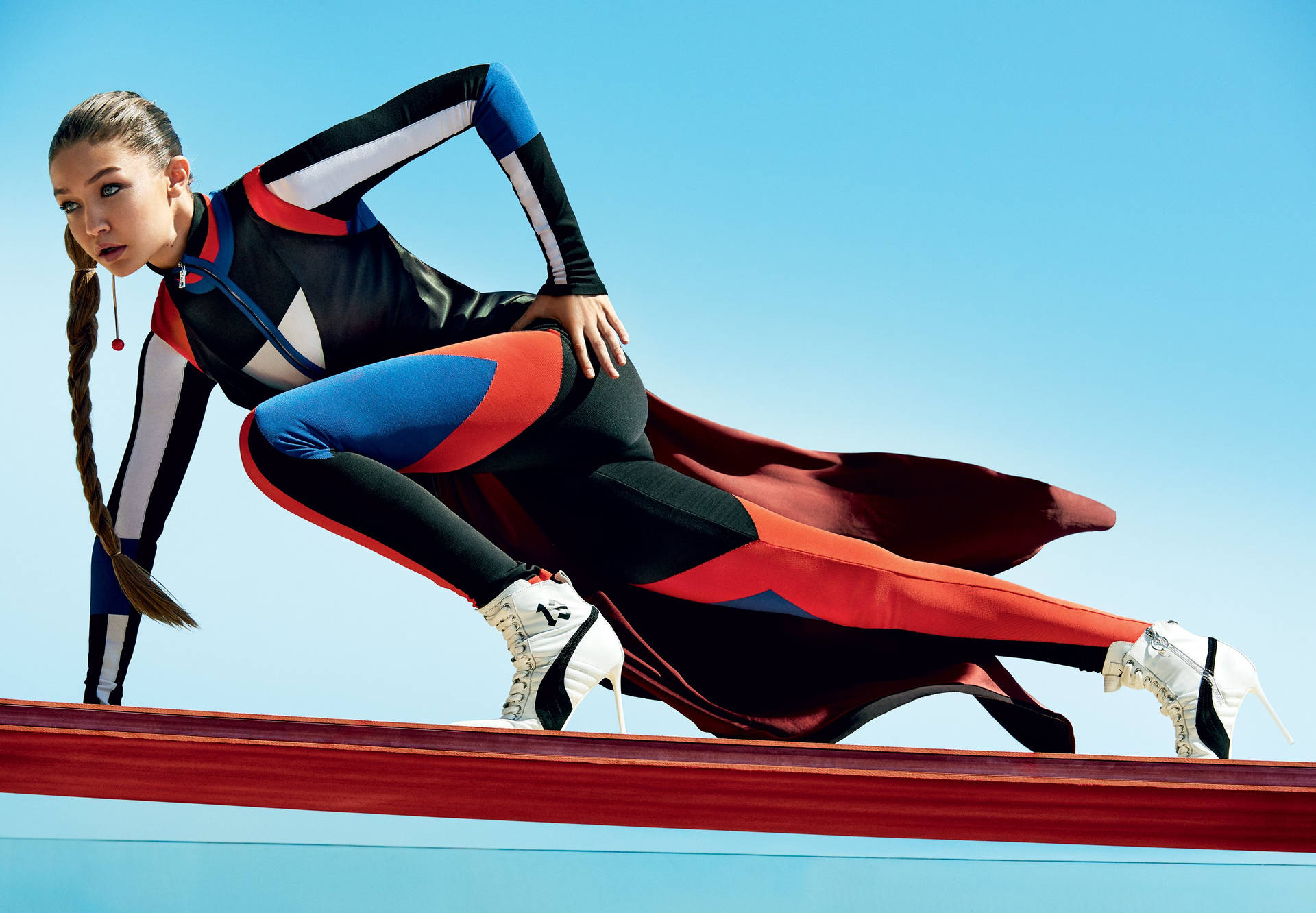 Gigi Hadid Sporty Vogue Cover