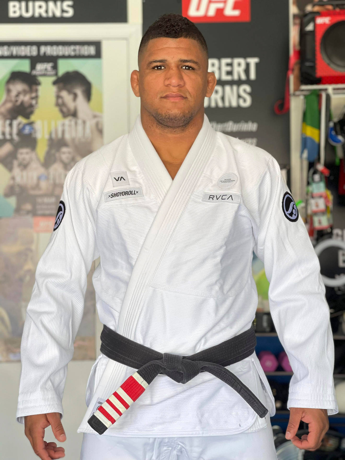 Gilbertburns Cintura Nera Di Brazilian Jiu-jitsu Sfondo