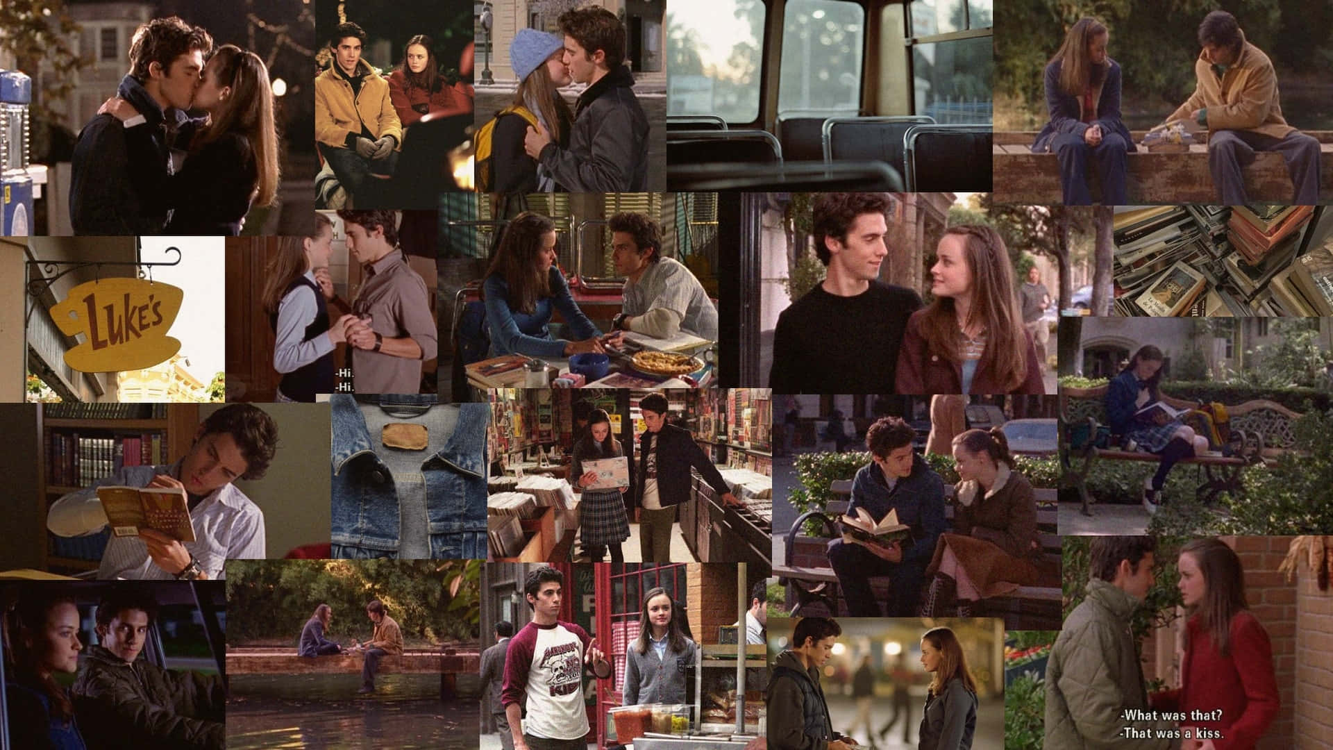 Gilmore Girls Moments Collage Wallpaper