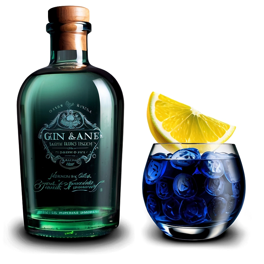 Gin And Tonic Set Png 06252024 PNG
